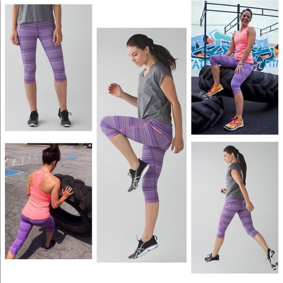 Lululemon Top Speed crops - Picture 1 of 3